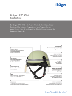Dr&auml;ger HPS&reg; 4300 Kopfschutz