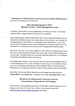 lm Ministerium für Wissenschaft, Forschung und Kunst Baden