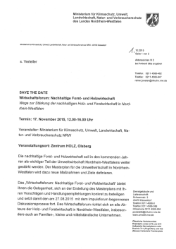 Ministerium für Klimaschutz, Umwelt