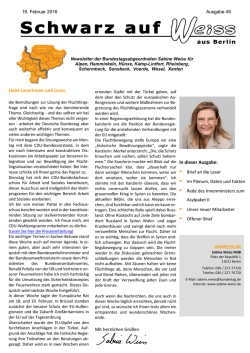 Schwarz auf Weiss Nr. 49 WP. 18