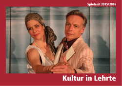Kultur in Lehrte 2015_2016