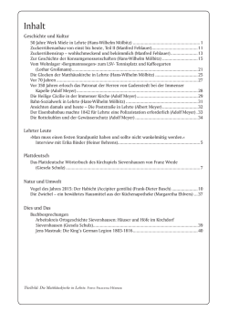 Inhalt - Felicitas H&uuml;bner Verlag