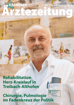 Rehabilitation Herz-Kreislauf in Treibach