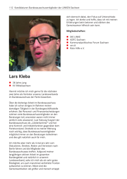 Lars Kleba - DIE LINKE. Sachsen