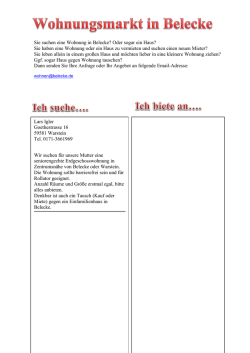 Lars Igler Goethestrasse 16 59581 Warstein Tel. 0171