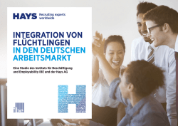integration von flüchtlingen in den deutschen arbeitsmarkt