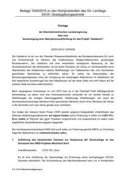 Regierungsvorlage - Land Oberösterreich