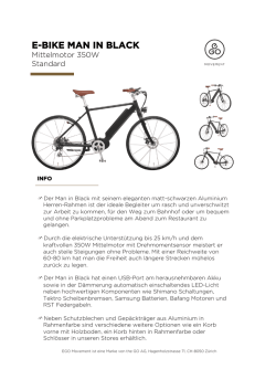 EGO Movement E-Bike Schweiz Design Herren