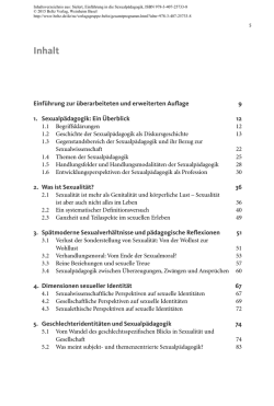 Inhaltsverzeichnis_Einf&uuml;hrung in die Sexualp&auml;dagogik