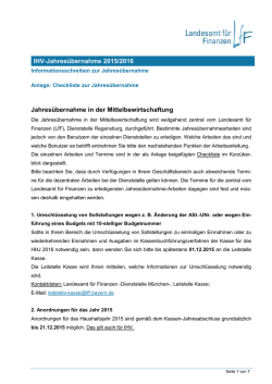 IHV - Hinweise zur Jahres&uuml;bernahme 2015-2016