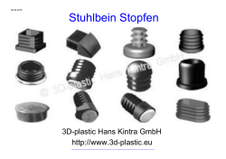 Stuhlbein Stopfen - 3D