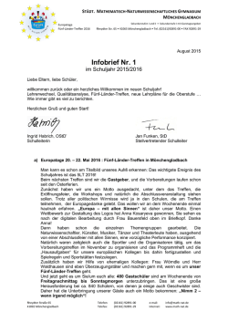 Infobrief der Schulleitung - Math.