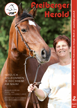 Ausgabe 2 - Deutscher Förderverein für Freiberger Pferde eV