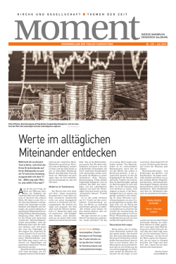 Juli 2015 - Werte und Sinn des Lebens