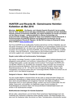 HUNTER und Ricarda M.: Gemeinsame