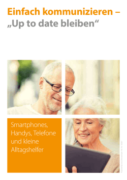 Einfach kommunizieren &ndash; &bdquo;Up to date bleiben&ldquo;