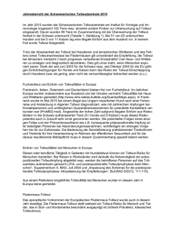 Jahresbericht 2015  - Institut f&uuml;r Virologie und