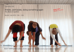 Imitate, participate, doing something again