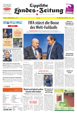 Ethik-Kommission sperrt Verbandsspitzen Blatter und Platini für alle