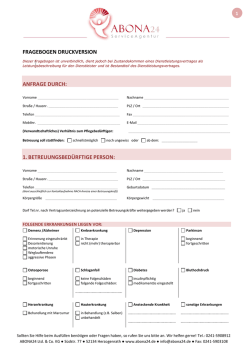 Druck-Fragebogen ()
