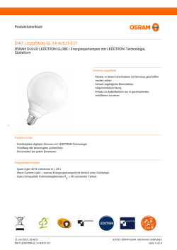 DINT LEDOTRON GL 14 W/825 E27