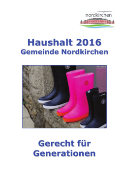 Haushalt 2016