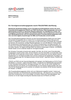 Ein Verm&ouml;gensverwaltungsgesetz macht FIDLEG/FINIG &uuml;berfl&uuml;ssig
