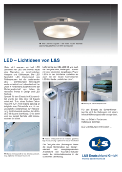 Lichtideen von L&S - L&S Deutschland GmbH