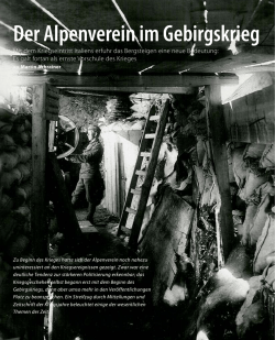 Martin Achrainer: Der Alpenverein im Gebirgskrieg
