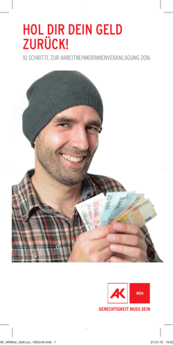 hol dir dein geld zur&uuml;ck!
