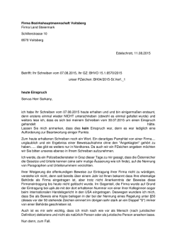 Firma Bezirkshauptmannschaft Voitsberg Firma Land Steiermark
