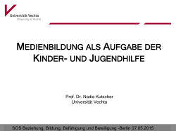 Prof. Dr. Nadia Kutscher - SOS