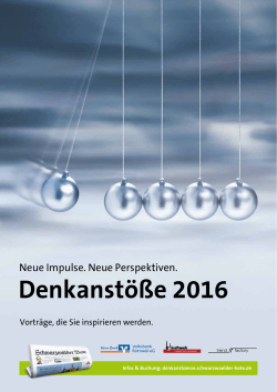 Denkanstöße 2016 - Schwarzwälder Bote Denkanstösse