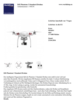 DJI Phantom 3 Standard Drohne