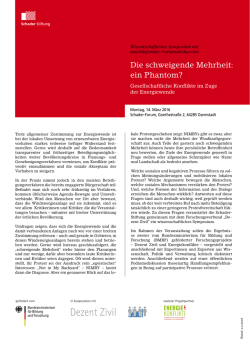 Die schweigende Mehrheit: ein Phantom? - Schader