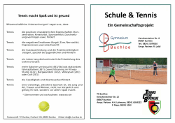 Schule & Tennis - Gymnasium Buchloe