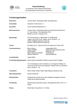 DTB-Ausschreibung