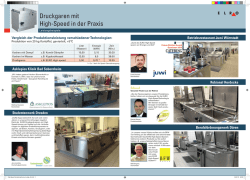 Druckgaren mit High-Speed in der Praxis