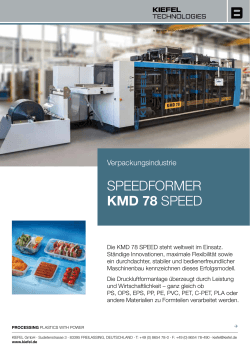 speedformer kmd 78 speed