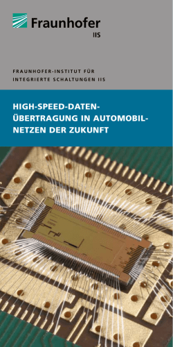 high-speed-daten - &uuml;ber tragung in automobil
