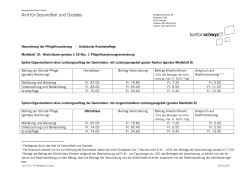 Höchsttaxen gemäss § 18 Abs. 1