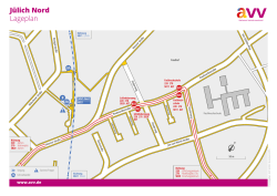 J&uuml;lich Nord Lageplan