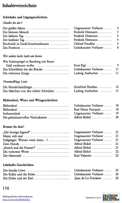 Inhaltsverzeichnis