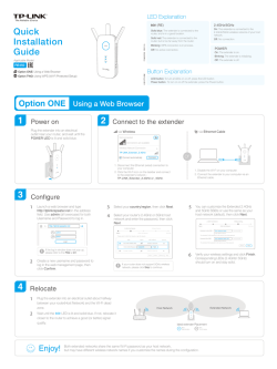 Quick Installation Guide - TP-Link
