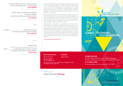 Leibniz – netzwerk – DigitaLisierung - Jahresthema 2015