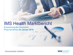 Entwicklung des Pharmamarktes in Deutschland im
