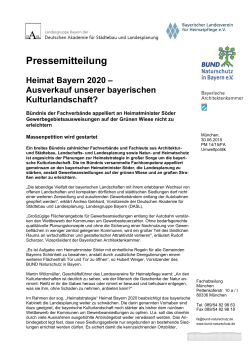 Pressemitteilung - Bayerische Architektenkammer