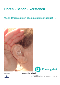 H&ouml;ren - Sehen