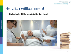 Herzlich willkommen! - St. Bernhard-Hospital Kamp