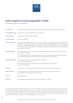 Funk Hospital-Versicherungsmakler GmbH